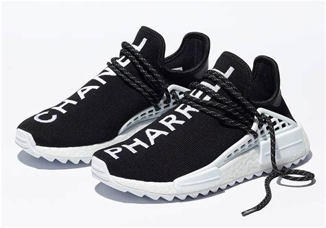 adidas x pharrell x chanel black human race nmd shroud|adidas nmd pharrell x chanel.